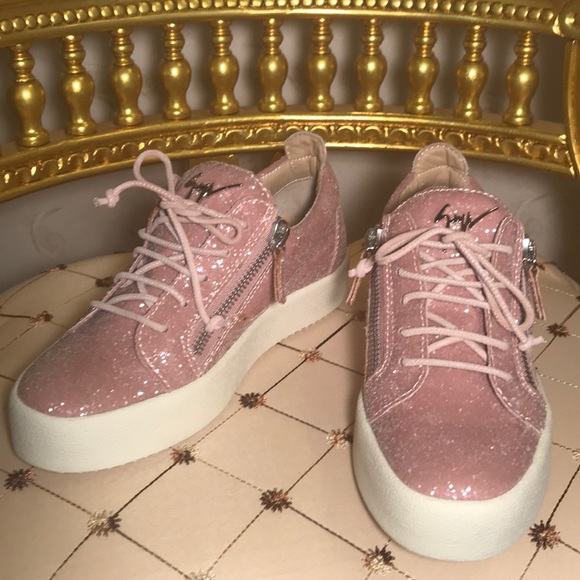 Giuseppe Zanotti Shoes - Giuseppe Zanotti MayLondon Glitter Sneakers 37 NWT